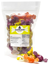 Napoleon front packaging 10 oz bag showing mixed fruit flavors and convenience