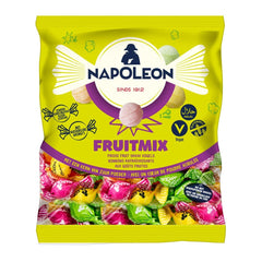 Napoleon front packaging of 1kg Fruchtmix showing colorful assortment and convenience