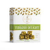 Narperi front packaging showing assorted Turkish Delight and clear window for quick selection benefit