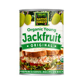 Native Forest front label on 14 oz can showing organic seal and benefits