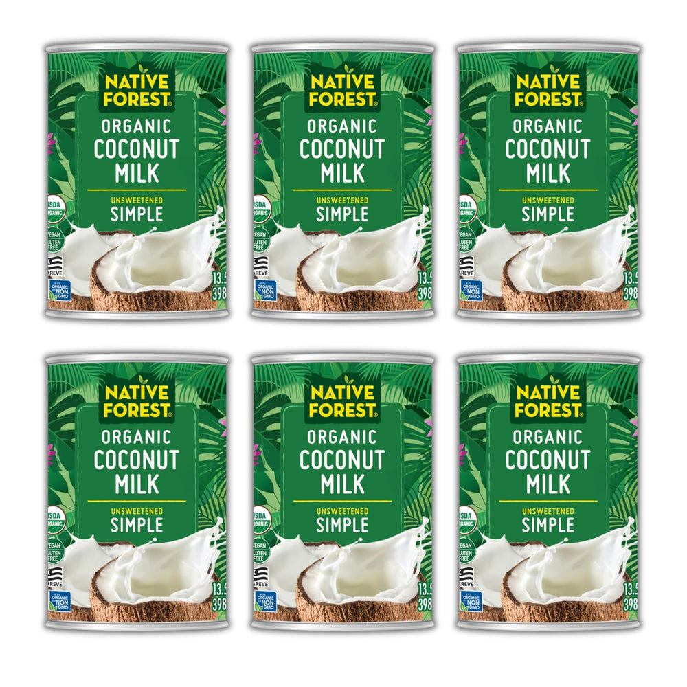 Native Forest front of can showing label and organic badge for clear identification