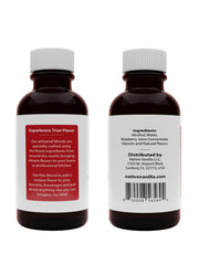 Native Vanilla label close-up highlighting ingredient clarity and natural sourcing benefit