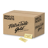 NatraTaste Gold front packaging showing 2000 packets and benefits