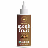 NatriSweet front bottle showing clean organic monk fruit branding and convenience