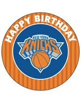 NATURAL BEHAVIOUR front view topper showing clear NY Knicks logo and easy placement benefit