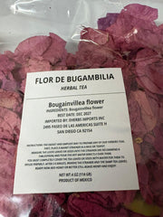 Natural de Mexico close-up of dried bougainvillea petals texture and natural aroma benefit