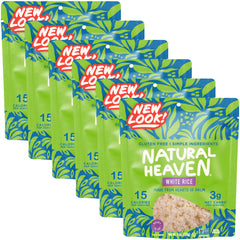 Natural Heaven front packaging showing 6-pack convenience and clear branding benefit