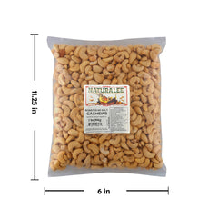 Naturalee cashews in a bowl ready to serve demonstrating snackability