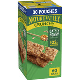 Nature Valley box front showing oats 'n honey packaging and quantity