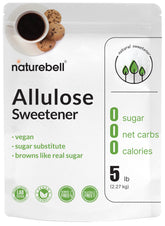 NatureBell front pouch showing bulk 5 lb allulose and branding benefit