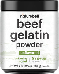 NatureBell front packaging showing 2 lb tub and brand clarity benefit