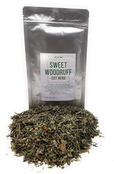 Naturegrail front packaging showing 1oz sweet woodruff, clear product view and benefits