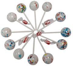 Naturejam close-up of jawbreaker surface layers highlighting colorful swirls and long-lasting texture benefit