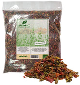 Naturejam front view of heat-sealed 1 lb bulk bag showing red and green bell peppers and freshness