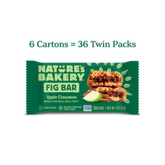 Nature's Bakery twin pack close-up showing easy grab-and-go convenience