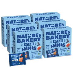Nature's Bakery front packaging showing blueberry fig mini benefits