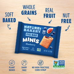 Nature's Bakery individually wrapped mini bar highlighting portable convenience