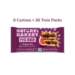 Nature's Bakery twin-pack close-up wrapper highlighting portion control and grab-and-go convenience