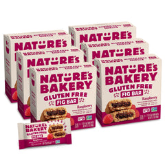 Nature's Bakery front packaging showing 36-pack, clear branding and product benefit