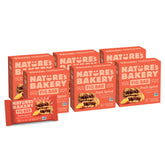 Nature's Bakery front packaging showing peach apricot fig bars and benefits