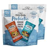 Nature's Garden front packaging showing two 14.4oz bags and travel-friendly packets benefits portability