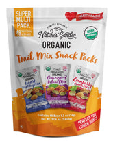 Nature's Garden front packaging showing bulk 48-pack and organic label benefit