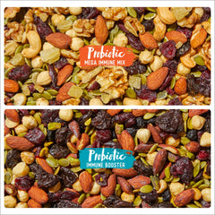 Nature's Garden trail mix in a bowl ready to serve on kitchen counter