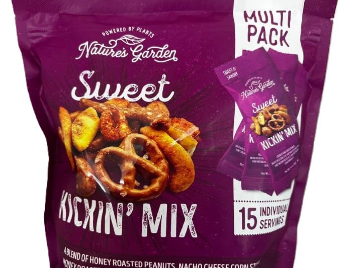 Nature's Garden front packaging showing variety and convenient 15-count