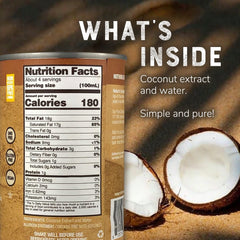 Nature's Greatest Foods coconut milk added to curry for rich, dairy-free sauce