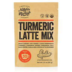 Nature's Harvest front packaging showing product and servings benefit
