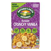 Nature's Path front packaging showing box design and organic label, clear pantry choice