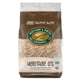 Nature's Path front packaging showing product branding and six ancient grains benefits