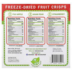 Nature's Turn close-up of freeze-dried strawberry crisp highlighting airy texture and intense flavor