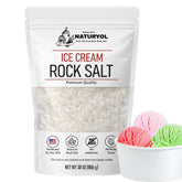 NATURYOL.com front packaging showing coarse rock salt and clear labeling benefit