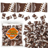 Naucoos front pouch showing sports-themed design and resealable benefit