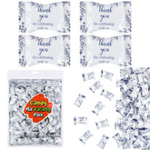 Naucoos front packaging showing blue floral design and elegant wedding look
