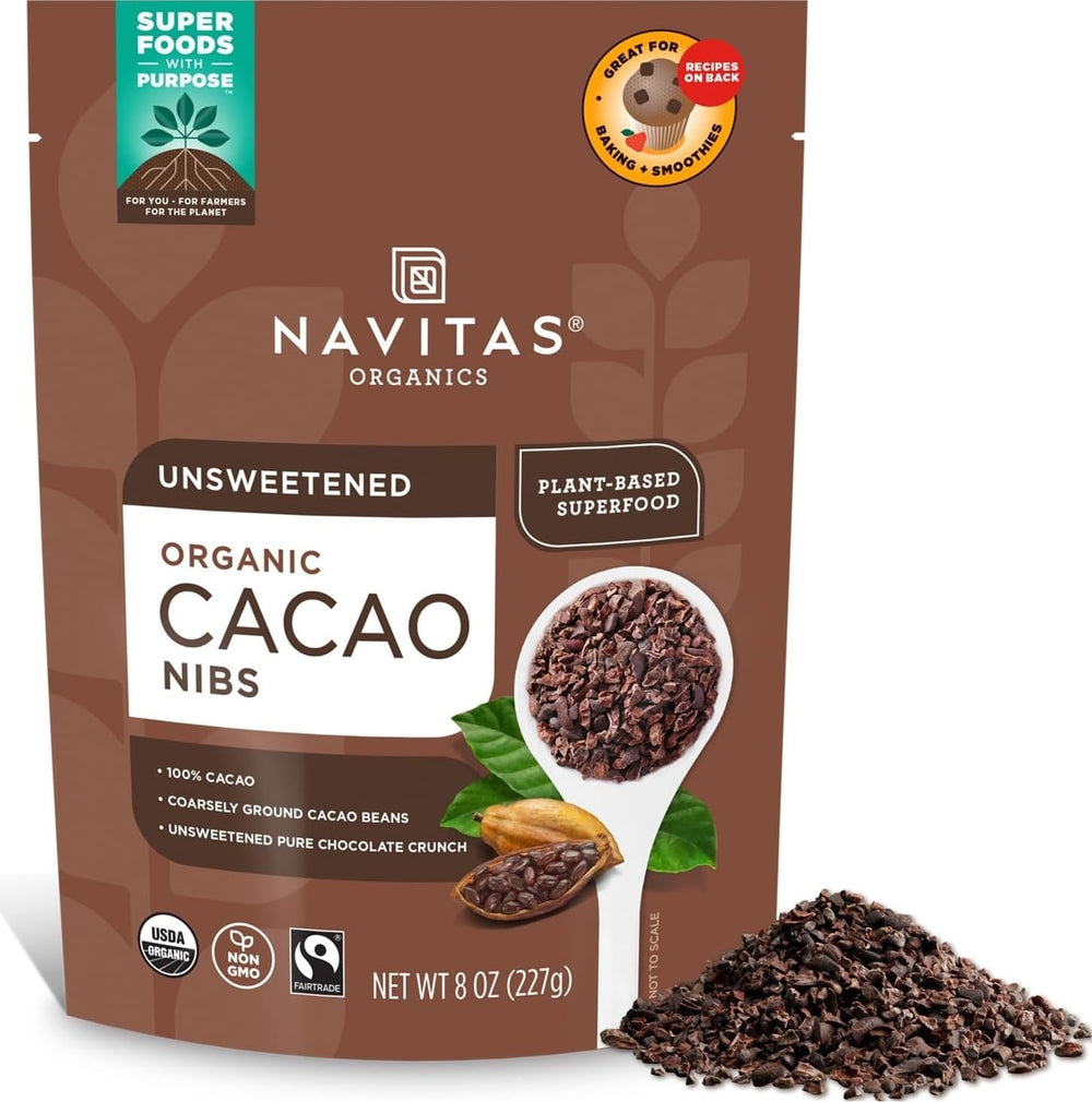 Navitas Organics front package showing bag and branding for clear product identity