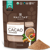 Navitas Organics front packaging showing bag and product identity for sustainable choice