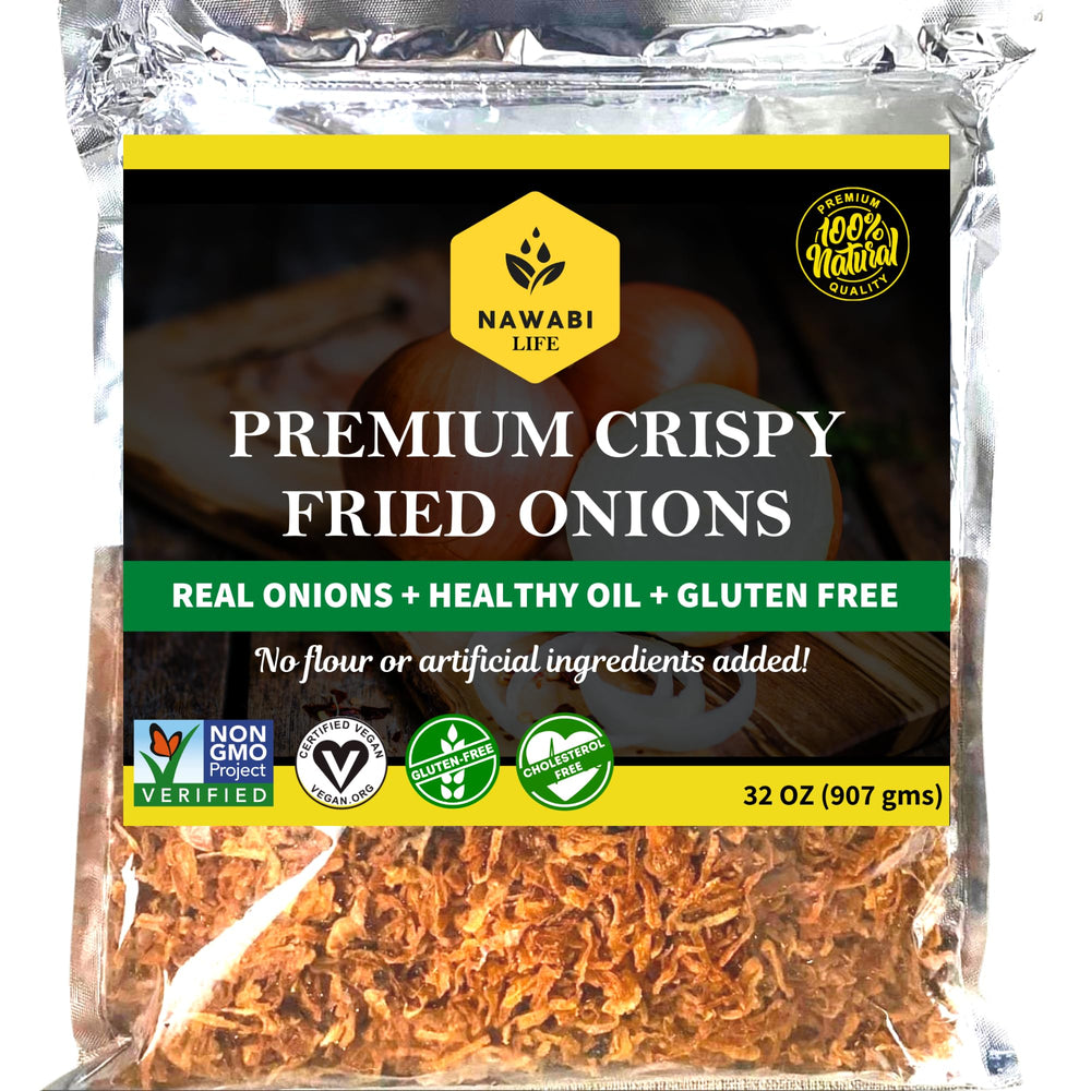 NAWABI LIFE front packaging showing 32 oz resealable bag and label benefits