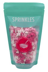 NCS close-up of ribbon bow sprinkles highlighting shape and color