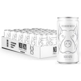 NDO H2O front packaging 24-pack aluminum cans showing clean branding and portability