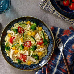 Near East close-up of Parmesan and parsley seasoning, flavorful texture highlight