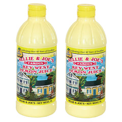 Nellie & Joe's bottle front label showing natural lemon juice and clear usage benefits