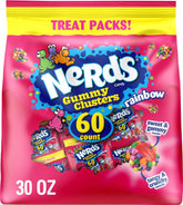 NERDS front packaging showing 30 oz bag and colorful branding for easy identification