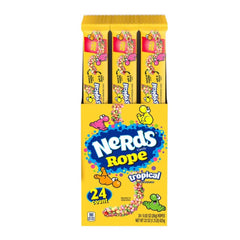 NERDS brand close-up of crunchy candy coating highlighting texture contrast benefit