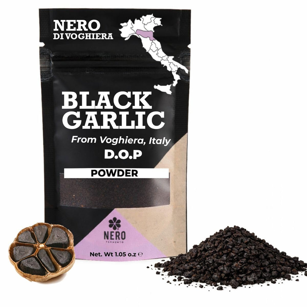 NERO FERMENTO front packaging showing jar and label, highlights authentic Voghiera origin