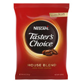 Nescafe 8 oz pouch front view showing brand and clean packaging for convenience