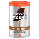 Nescafe Azera front packaging showing twin 75g tins and easy-serving convenience