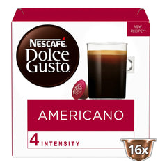 Nescafé Dolce Gusto brewed Americano cup with fine crema, highlighting smooth texture