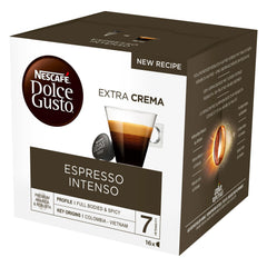 NESCAFÉ DOLCE GUSTO capsule close-up revealing sealed capsule detail and freshness